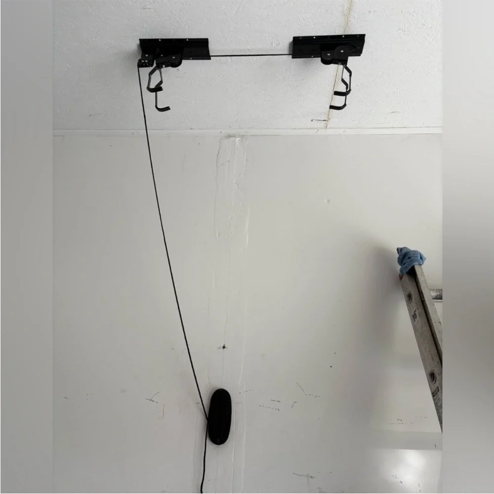 Ceiling Mounted Bike Lift Hoist “Set is For 2-Bicycles”  EUC